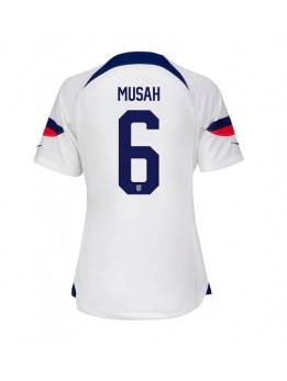 Förenta staterna Yunus Musah #6 Replika Hemmakläder Dam VM 2022 Kortärmad